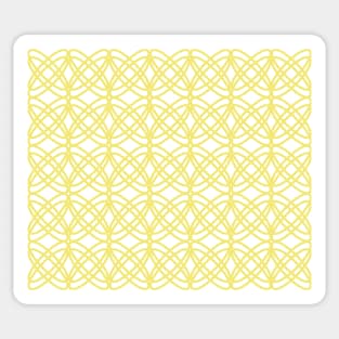 Abstract pattern - gold and white. Sticker